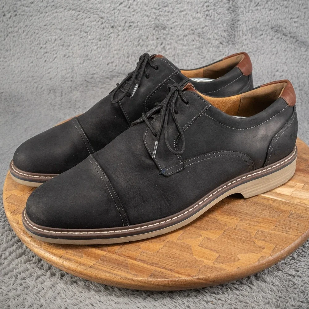 Florsheim Man's Size 13 M Oxfords Norwalk Plain Toe Oxford EUC‎